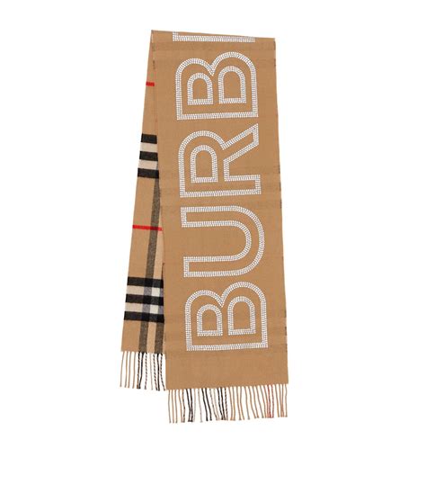 burberry logo scarf.